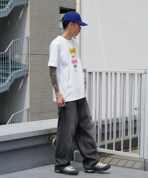 POET MEETS DUBWISE(ポエットミーツダブワイズ)の「POET MEETS DUBWISE/ポエットミーツダブワイズ LOST AND FOUND T-Shirt 2026年 夏 夏服(Tシャツ/カットソー・メンズ・ホワイト/ブラック・M/L/XL)」の9枚目の写真