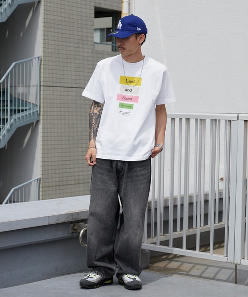 POET MEETS DUBWISE(ポエットミーツダブワイズ)の「POET MEETS DUBWISE/ポエットミーツダブワイズ LOST AND FOUND T-Shirt 2026年 夏 夏服(Tシャツ/カットソー・メンズ・ホワイト/ブラック・M/L/XL)」の8枚目の写真