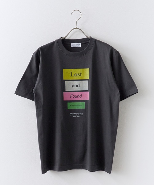 POET MEETS DUBWISE(ポエットミーツダブワイズ)の「POET MEETS DUBWISE/ポエットミーツダブワイズ LOST AND FOUND T-Shirt 2026年 夏 夏服(Tシャツ/カットソー・メンズ・ホワイト/ブラック・M/L/XL)」の11枚目の写真