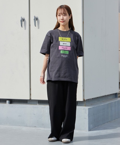 POET MEETS DUBWISE(ポエットミーツダブワイズ)の「POET MEETS DUBWISE/ポエットミーツダブワイズ LOST AND FOUND T-Shirt 2026年 夏 夏服(Tシャツ/カットソー・メンズ・ホワイト/ブラック・M/L/XL)」の19枚目の写真