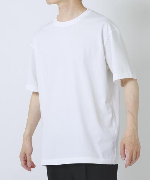 ITEMS URBANRESEARCH(アイテムズ アーバンリサーチ)の「『接触冷感/吸水速乾/抗菌/防臭/UVカット』マルチスペッククルーネックTシャツ(Tシャツ/カットソー・メンズ・ブラック/チャコールグレー/ホワイト/ブルー系その他・LARGE/MEDIUM)」の1枚目の写真