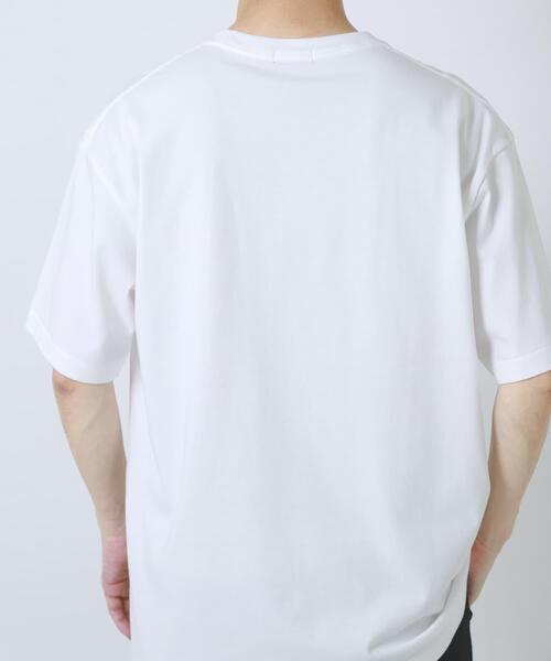 ITEMS URBANRESEARCH(アイテムズ アーバンリサーチ)の「『接触冷感/吸水速乾/抗菌/防臭/UVカット』マルチスペッククルーネックTシャツ(Tシャツ/カットソー・メンズ・ブラック/チャコールグレー/ホワイト/ブルー系その他・LARGE/MEDIUM)」の18枚目の写真