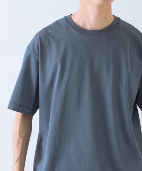 ITEMS URBANRESEARCH(アイテムズ アーバンリサーチ)の「『接触冷感/吸水速乾/抗菌/防臭/UVカット』マルチスペッククルーネックTシャツ(Tシャツ/カットソー・メンズ・ブラック/チャコールグレー/ホワイト/ブルー系その他・LARGE/MEDIUM)」の6枚目の写真