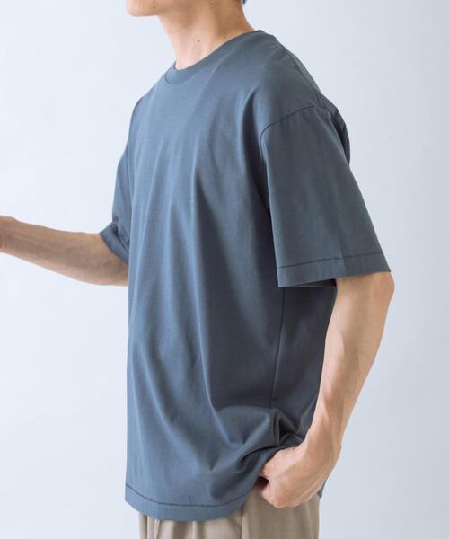 ITEMS URBANRESEARCH(アイテムズ アーバンリサーチ)の「『接触冷感/吸水速乾/抗菌/防臭/UVカット』マルチスペッククルーネックTシャツ(Tシャツ/カットソー・メンズ・ブラック/チャコールグレー/ホワイト/ブルー系その他・LARGE/MEDIUM)」の7枚目の写真