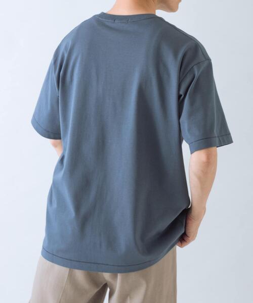 ITEMS URBANRESEARCH(アイテムズ アーバンリサーチ)の「『接触冷感/吸水速乾/抗菌/防臭/UVカット』マルチスペッククルーネックTシャツ(Tシャツ/カットソー・メンズ・ブラック/チャコールグレー/ホワイト/ブルー系その他・LARGE/MEDIUM)」の8枚目の写真