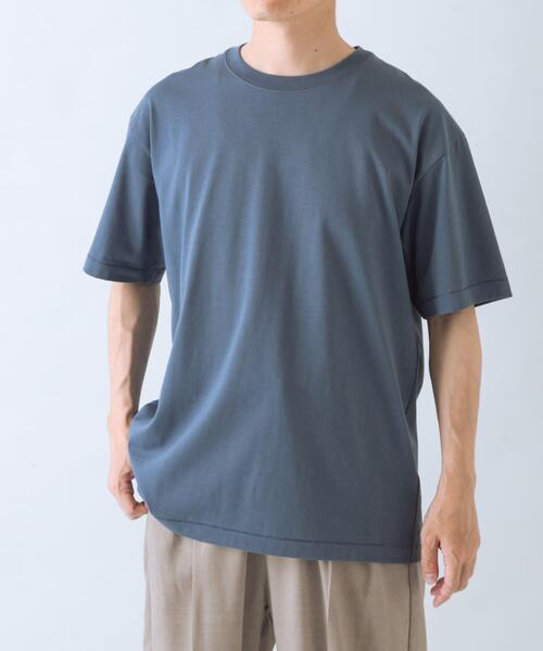 ITEMS URBANRESEARCH(アイテムズ アーバンリサーチ)の「『接触冷感/吸水速乾/抗菌/防臭/UVカット』マルチスペッククルーネックTシャツ(Tシャツ/カットソー・メンズ・ブラック/チャコールグレー/ホワイト/ブルー系その他・LARGE/MEDIUM)」の9枚目の写真