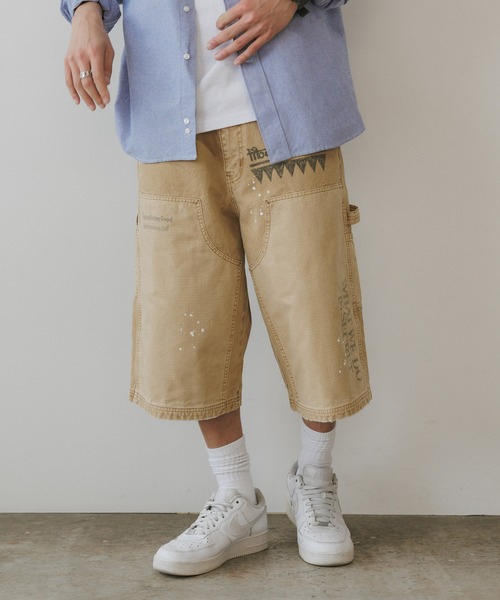 Liberaiders/リベレイダース HANDWRITING CANVAS WORK SHORTS