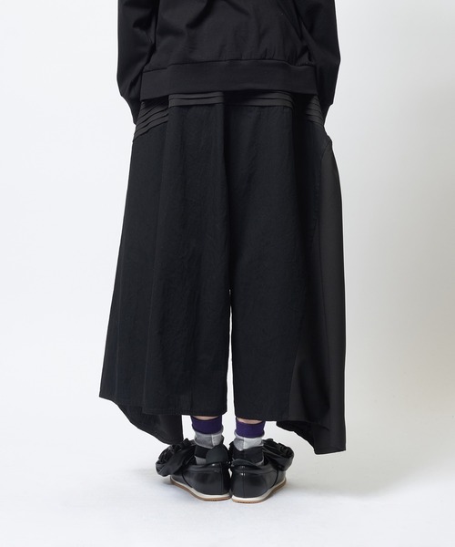 gomme(ゴム)の「デニムタックパンツ(デニムパンツ・レディース・ブラック/インディゴブルー・MEDIUM)」の10枚目の写真