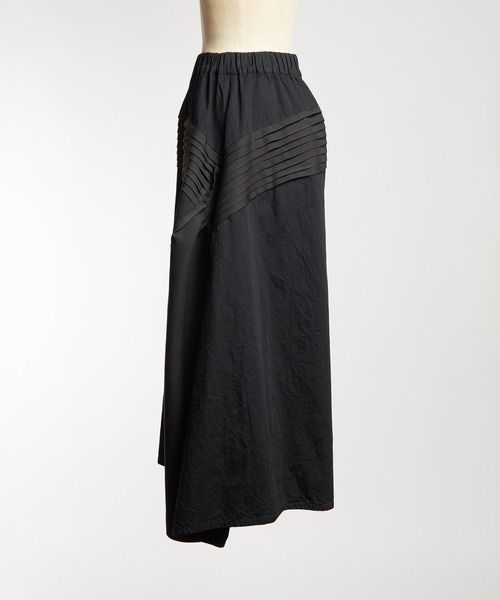 gomme(ゴム)の「デニムタックパンツ(デニムパンツ・レディース・ブラック/インディゴブルー・MEDIUM)」の13枚目の写真