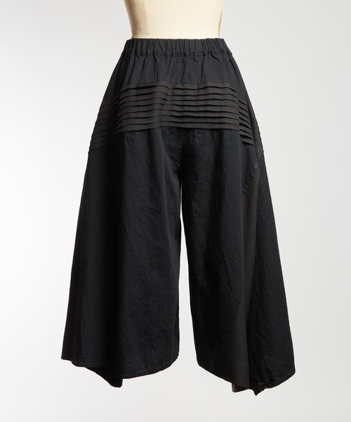 gomme(ゴム)の「デニムタックパンツ(デニムパンツ・レディース・ブラック/インディゴブルー・MEDIUM)」の14枚目の写真