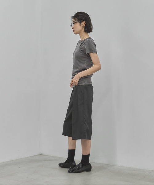 feepur（フェピュール）の「レイヤードスラブセットTee（Tシャツ/カットソー・レディース・オフホワイト/チャコールグレー/ピンク・MEDIUM）」の21枚目の写真