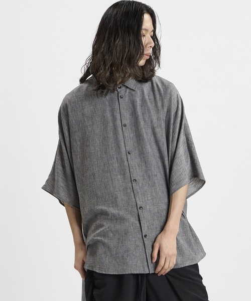 NO ID.(ノーアイディ)の「【NO ID.】Irregular Hemline Shirt / イレギュラー ヘムライン シャツ(シャツ/ブラウス・メンズ・ホワイト/グレー/ブラック・ONE SIZE)」の22枚目の写真