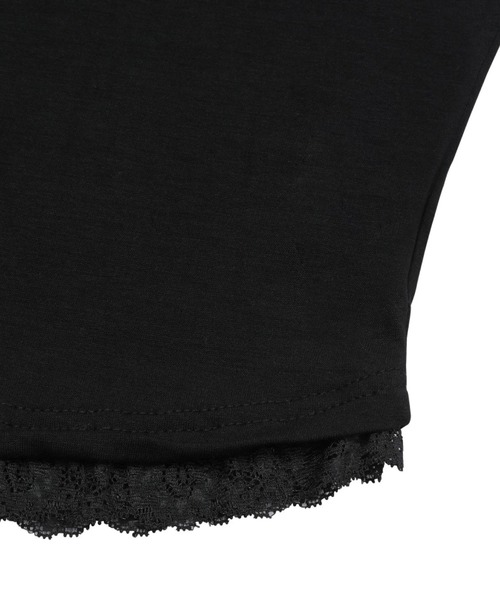 MUCENT(ムセント)の「MUCENT(ムセント)- SUNNIOR LACE V-NECK HALF T(Tシャツ/カットソー・レディース・ホワイト/ブラック・FREE)」の10枚目の写真