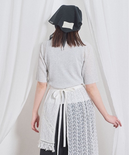 fig Ｌondon（フィグロンドン）の「Hazel apron（スカート・レディース・ブラック/ホワイト・FREE）」の8枚目の写真