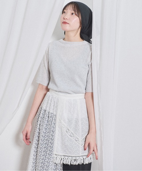 fig Ｌondon（フィグロンドン）の「Hazel apron（スカート・レディース・ブラック/ホワイト・FREE）」の9枚目の写真