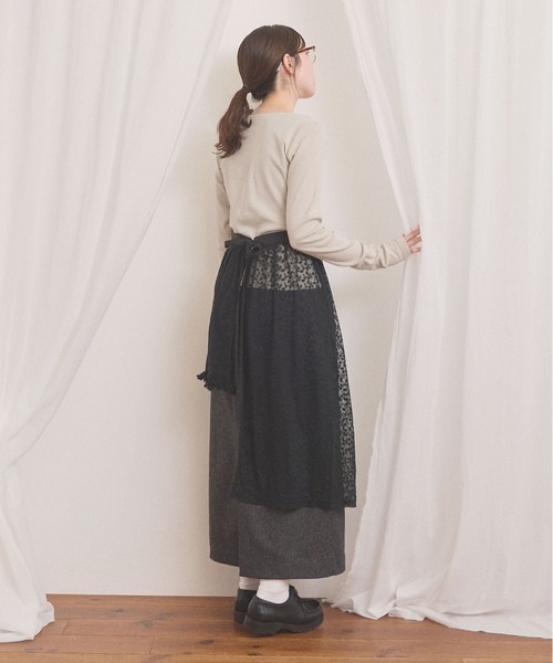 fig Ｌondon（フィグロンドン）の「Hazel apron（スカート・レディース・ブラック/ホワイト・FREE）」の16枚目の写真