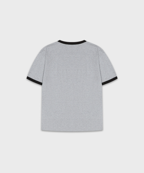 JUAN HOMME(ジュアンオム)の「クロップフィットリンガーハーフスリーブ(メランジグレー)(Tシャツ/カットソー・メンズ・その他・SMALL/MEDIUM/LARGE)」の5枚目の写真