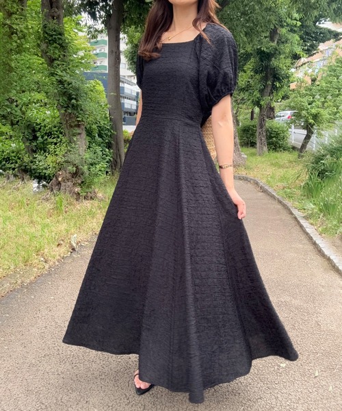 junoah(ジュノア)の「バックリボンフレアワンピース(ワンピース・レディース・ミント/アイボリー/ブラック・SMALL/MEDIUM/LARGE)」の8枚目の写真