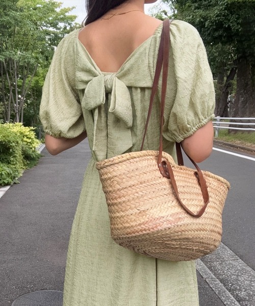 junoah(ジュノア)の「バックリボンフレアワンピース(ワンピース・レディース・ミント/アイボリー/ブラック・SMALL/MEDIUM/LARGE)」の13枚目の写真