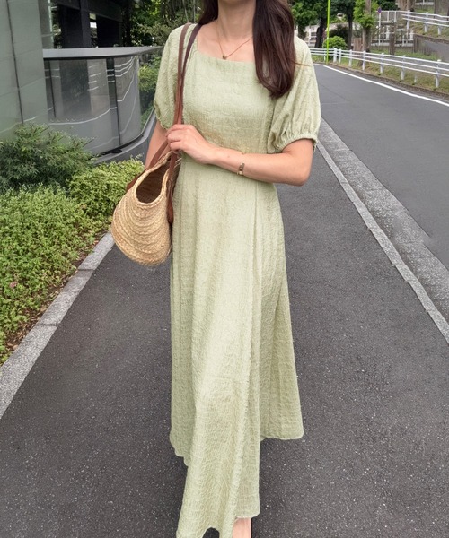 junoah(ジュノア)の「バックリボンフレアワンピース(ワンピース・レディース・ミント/アイボリー/ブラック・SMALL/MEDIUM/LARGE)」の15枚目の写真