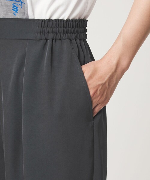 green label relaxing(グリーンレーベルリラクシング)の「【WEB限定】<at ease>スソ レース パンツ(その他パンツ・レディース・ダークグレー/ブラック・FREE)」の13枚目の写真
