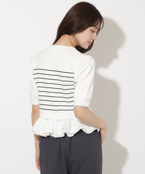WILLSELECTION(ウィルセレクション)の「フリルヘムドッキングカーディガン(カーディガン/ボレロ・レディース・ホワイト系その他/ネイビー/ラベンダー/イエロー/ピンク・FREE)」の8枚目の写真