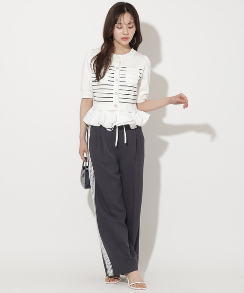 WILLSELECTION(ウィルセレクション)の「フリルヘムドッキングカーディガン(カーディガン/ボレロ・レディース・ホワイト系その他/ネイビー/ラベンダー/イエロー/ピンク・FREE)」の12枚目の写真