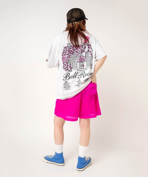 RNA(アールエヌエー)の「M2698 【PINKMOTEL】スカルプリントTEE(Tシャツ/カットソー・レディース・アッシュグレー/ラベンダー/グリーン・MEDIUM)」の21枚目の写真
