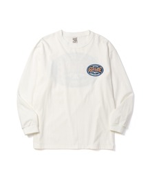 CALEE | VINTAGE TYPE SIGNBOARD L/ S TEE ＜NATURALLY PAINT DESIGN＞(Tシャツ/カットソー)