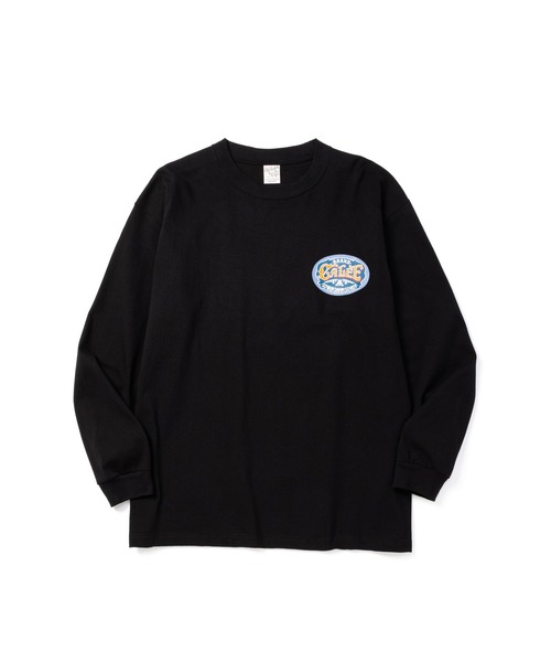 CALEE(キャリー)の「VINTAGE TYPE SIGNBOARD L/ S TEE <NATURALLY PAINT DESIGN>(Tシャツ/カットソー・メンズ・ブラック/ホワイト/ブラック系その他・LARGE/X-LARGE/MEDIUM/XX-LARGE)」の2枚目の写真