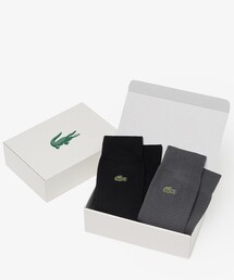 LACOSTE | 【EC限定ギフトbox付き】ヘリンボーンニットソックス2足セット(ソックス/靴下)