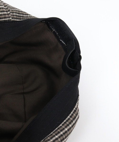 CAMBIO（カンビオ）の「mko13696- Mini Check Classic Casquette キャスケット(OP-262-BO015)（キャスケット・メンズ・ブラウン/ブラック・FREE）」の16枚目の写真