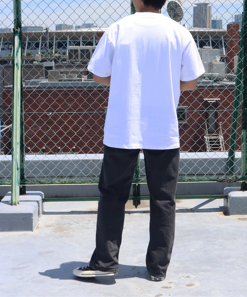 UNIVERSAL OVERALL(ユニバーサルオーバーオール)の「UNIVERSAL OVERALL / POCKET S/S TEE / 半袖ポケットTシャツ(Tシャツ/カットソー・メンズ・ブラック/ブラウン/サックスブルー/ホワイト・S/L/XL/M)」の9枚目の写真