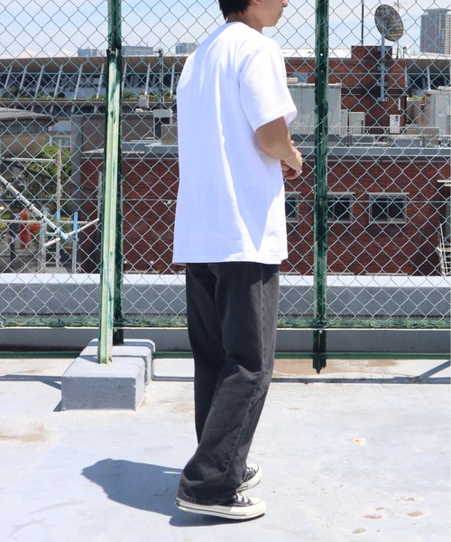 UNIVERSAL OVERALL(ユニバーサルオーバーオール)の「UNIVERSAL OVERALL / POCKET S/S TEE / 半袖ポケットTシャツ(Tシャツ/カットソー・メンズ・ブラック/ブラウン/サックスブルー/ホワイト・S/L/XL/M)」の10枚目の写真