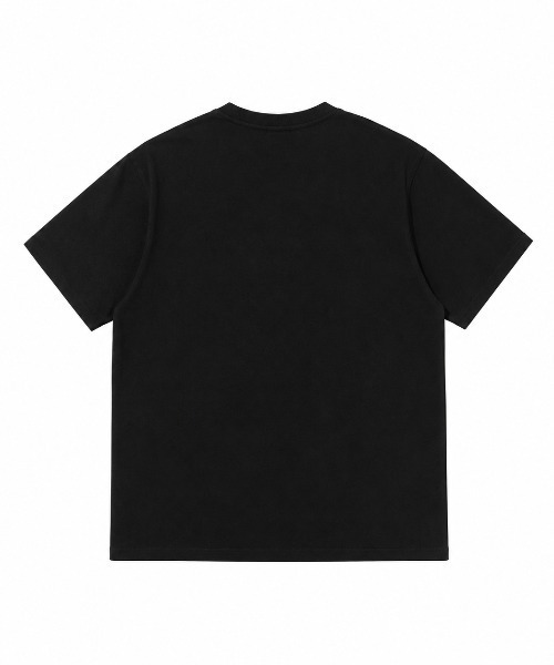 FreeZone(フリーゾーン)の「ピンクリボン・レースリボンプリント 半袖Tシャツ(Tシャツ/カットソー・メンズ・ホワイト/ブラック/グレー系/ダークグレー・F)」の16枚目の写真
