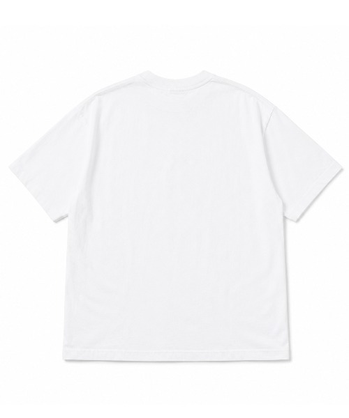 FreeZone(フリーゾーン)の「ピンクリボン・レースリボンプリント 半袖Tシャツ(Tシャツ/カットソー・メンズ・ホワイト/ブラック/グレー系/ダークグレー・F)」の7枚目の写真
