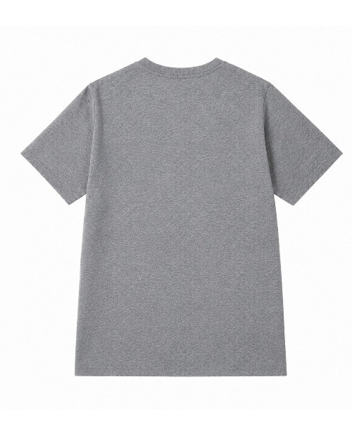 FreeZone(フリーゾーン)の「ピンクリボン・レースリボンプリント 半袖Tシャツ(Tシャツ/カットソー・メンズ・ホワイト/ブラック/グレー系/ダークグレー・F)」の13枚目の写真