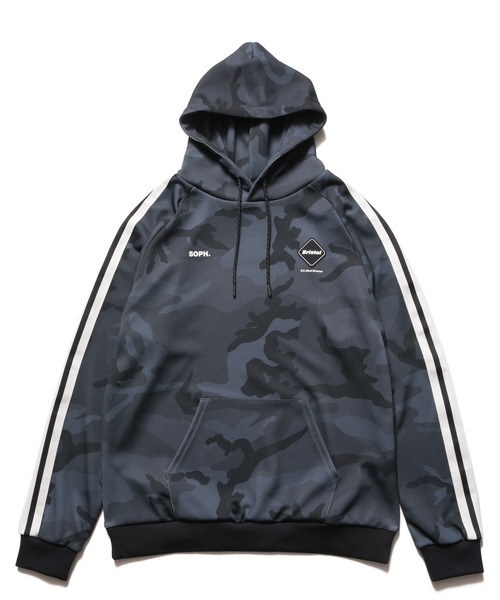 F.C.Real Bristol(エフシーレアルブリストル)の「TRAINING TRACK PULLOVER HOODIE(パーカー・メンズ・ブラック/ピンク/カモフラージュ・SMALL/MEDIUM/XX-LARGE/X-LARGE/LARGE)」の3枚目の写真