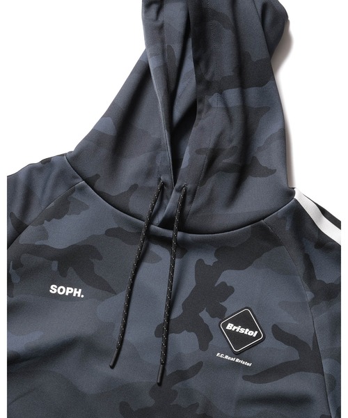 F.C.Real Bristol(エフシーレアルブリストル)の「TRAINING TRACK PULLOVER HOODIE(パーカー・メンズ・ブラック/ピンク/カモフラージュ・SMALL/MEDIUM/XX-LARGE/X-LARGE/LARGE)」の11枚目の写真