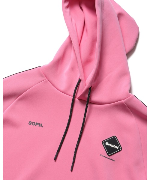 F.C.Real Bristol(エフシーレアルブリストル)の「TRAINING TRACK PULLOVER HOODIE(パーカー・メンズ・ブラック/ピンク/カモフラージュ・SMALL/MEDIUM/XX-LARGE/X-LARGE/LARGE)」の8枚目の写真