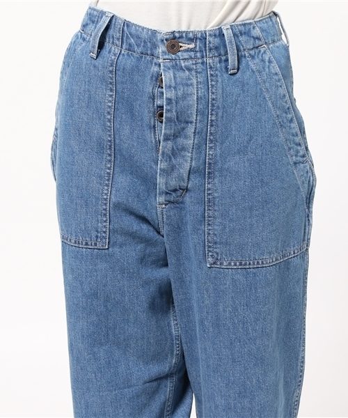 MOUSSY(マウジー)の「DENIM WORKERS WIDE PT(デニムパンツ・レディース・ブルー・26inch/27inch/24inch/25inch)」の5枚目の写真