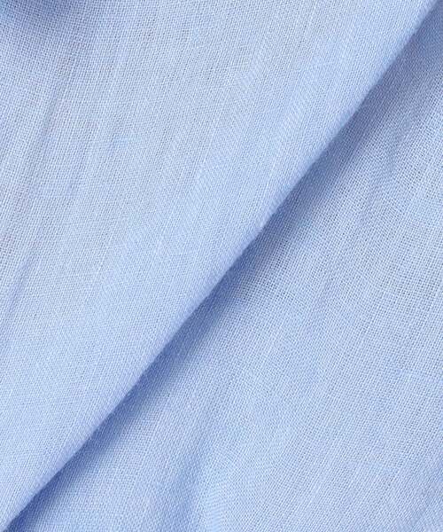 B.C STOCK(ベーセーストック)の「《追加3》《S/Mサイズ展開》手洗い可 / 2WAYフレンチリネンシャツ(シャツ/ブラウス・レディース・ブラック/イエロー/ライトブルー/ピンク/オートミール/アイボリー/レッド/チョコ・SMALL/MEDIUM)」の19枚目の写真