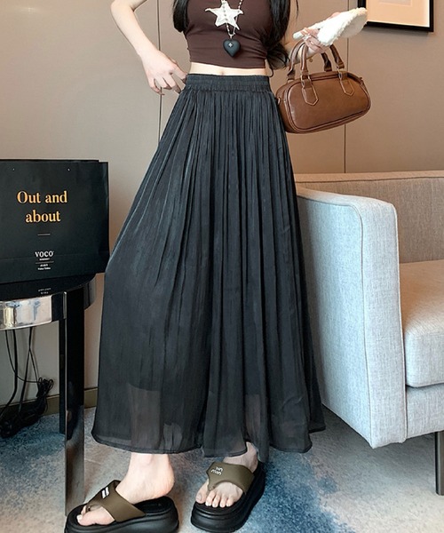 2ly2(トゥーリートゥー)の「シアー感エアリープリーツパンツ(その他パンツ・レディース・アイボリー/ベージュ/ブラック・FREE)」の13枚目の写真