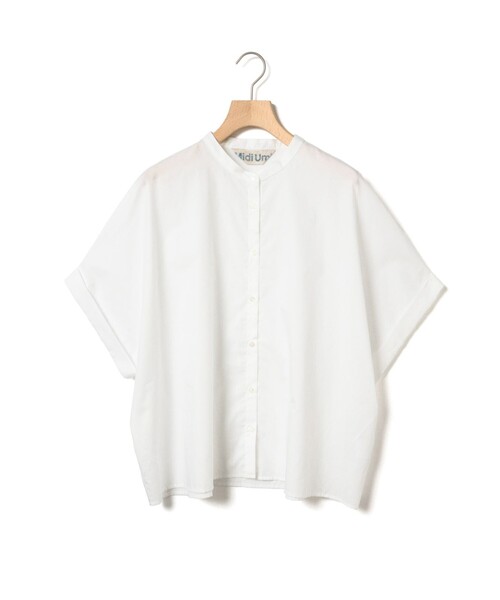 MidiUmi（ミディウミ）の「MidiUmi シャンブレーワイドシャツ（シャツ/ブラウス・レディース・ネイビー/ライトブルー/ホワイト系その他/ブラック系その他・FREE）」の2枚目の写真