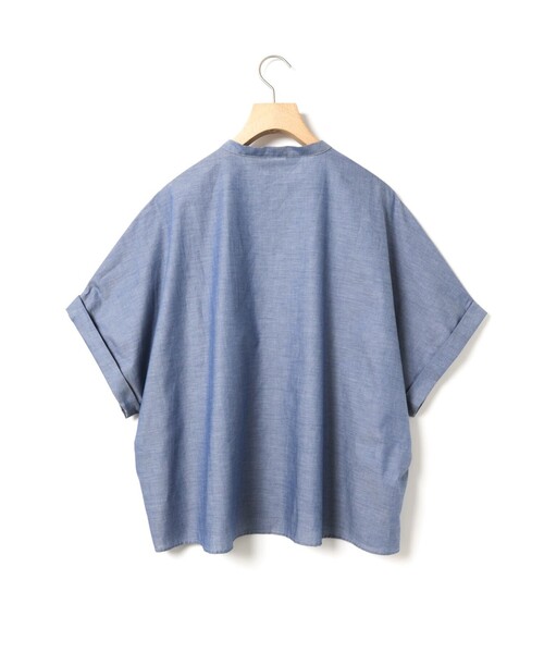 MidiUmi（ミディウミ）の「MidiUmi シャンブレーワイドシャツ（シャツ/ブラウス・レディース・ネイビー/ライトブルー/ホワイト系その他/ブラック系その他・FREE）」の22枚目の写真