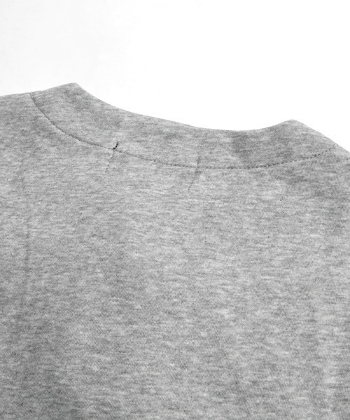 neos(ネオス)の「【neos】レースアップ ネック スキッパー トップス Tシャツ ルーズシルエット ユニセックス メンズ レディース(Tシャツ/カットソー・メンズ・グレー/ブラック・MEDIUM/X-LARGE/LARGE)」の22枚目の写真