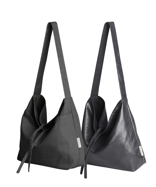 SOCHARMING（ソーチャーミング）の「Solid Leather Reversible Shoulder Bag - 4 colors（ショルダーバッグ・レディース・ブラック/ブラウン/グレー/カーキ・FREE）」の7枚目の写真