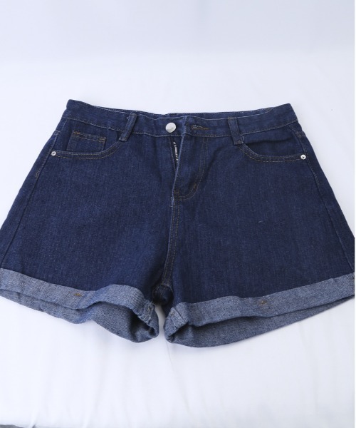 BACKYARD FAMILY（バックヤードファミリー）の「ショートパンツ 短パン デニム 夏 lsd608（デニムパンツ・レディース・ホワイト/ライトブルー/ブラック/ダークブルー・L/M/S/XL）」の7枚目の写真