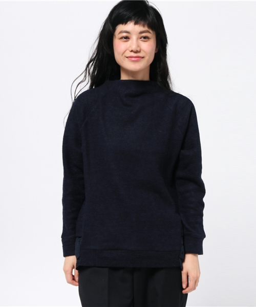 OUTLET(アウトレット)の「【CIAOPANIC TYPY】起毛レースレイヤードプル(Tシャツ/カットソー・レディース・ベージュ/ネイビー・ONE)」の3枚目の写真