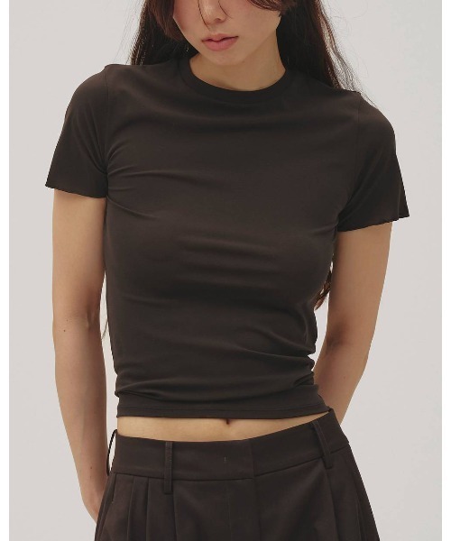 TODAYFUL（トゥデイフル）の「Soft Mesh T-shirts 12610628（Tシャツ/カットソー・レディース・ブラウン/ライトグリーン/オフホワイト・FREE）」の2枚目の写真